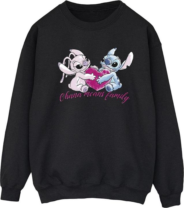 Image du produit Disney - Sweat LILO AND STITCH OHANA HEART WITH ANGEL - Femme (M)