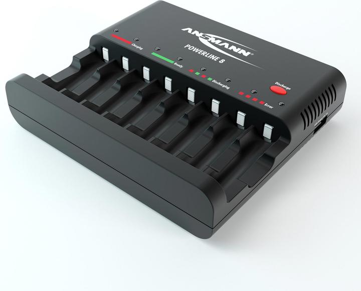 Image du produit Ansmann Ligne électrique 8 (1 pcs, AAA, AA, Chargeurs sans batterie)