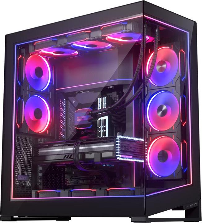 Actual product image Phanteks NV9 Premium DRGB Kit + power hub, 3x for outer frame, 1x mainboard cable cover (Red, Blue, Green)