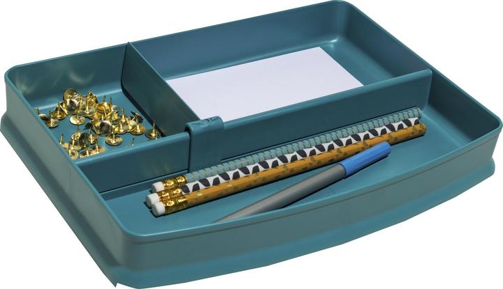 Image du produit Exacompta Corbeille à courrier COMBO Top Skandi Bleu Pacifique (A4, A4+)