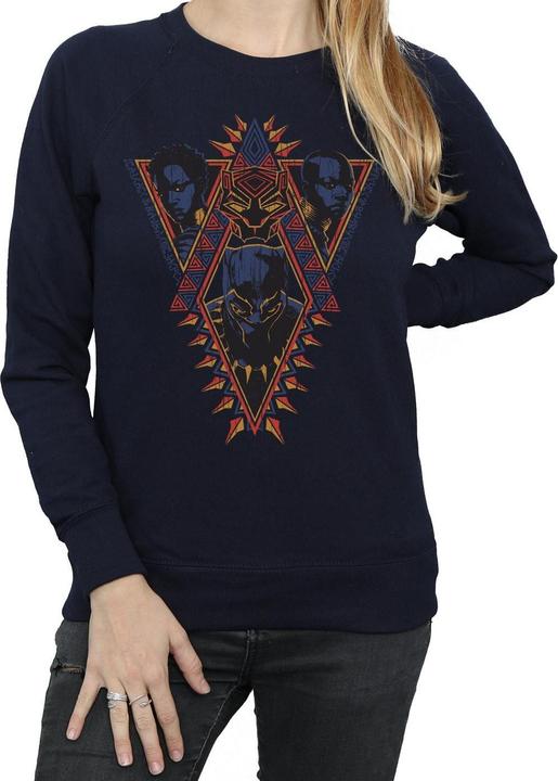 Produktbild Black Panther Tribal Heads Sweatshirt (XXL)