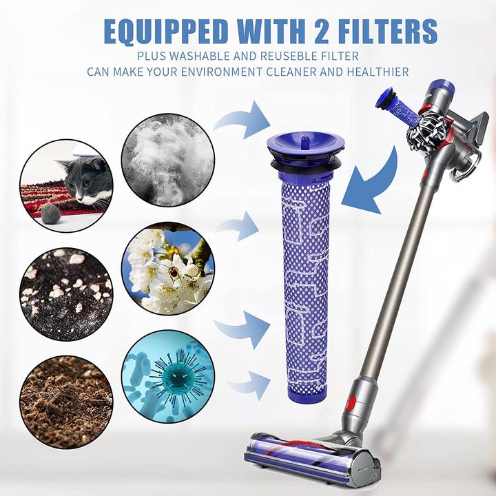 Actual product image Battool Replacement battery for Dyson V7