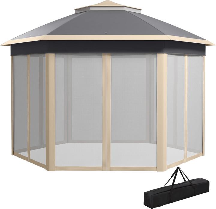 Actual product image Outsunny Folding pavilion with carrier bag (405 cm, 405 cm)