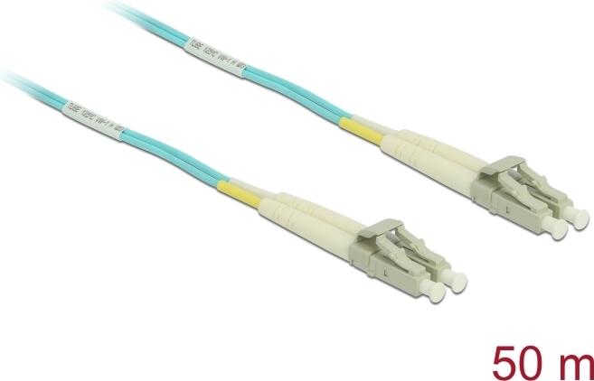 Produktbild Delock Kabel Lichtwellenleiter LC Duplex Multimode OM3 50 m (S/UTP, CAT8.1, 50 m)
