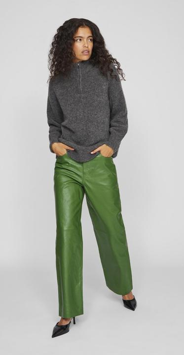 Image du produit Vila Pull en tricot à col roulé zippé (XS)