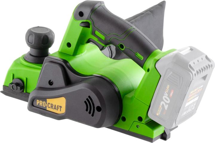 Image du produit Procraft PE20BLbb Akku Hobel 20 V 82 mm Brushless + 2x Akku 2,0 Ah + Ladegerät + Koffer