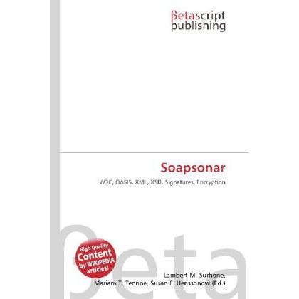 Soapsonar, Fachbücher von Lambert M. Surhone, Mariam T. Tennoe, Susan F. Henssonow