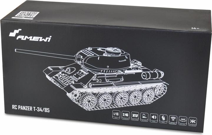 Produktbild Heng Long Panzer T34/85 Advanced Line II IR/BB 1:16 (RTR Ready-to-Run)
