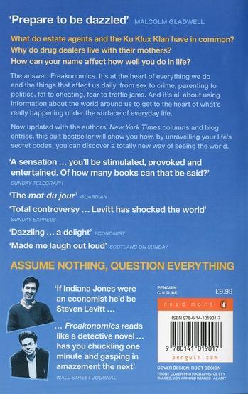 Produktbild Freakonomics (Englisch, Dubner Stephen, Levitt Steven D., 2006)