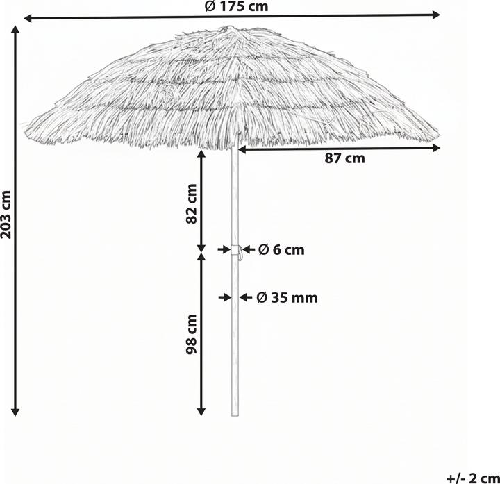 Actual product image Beliani Civetta (1.75 m)