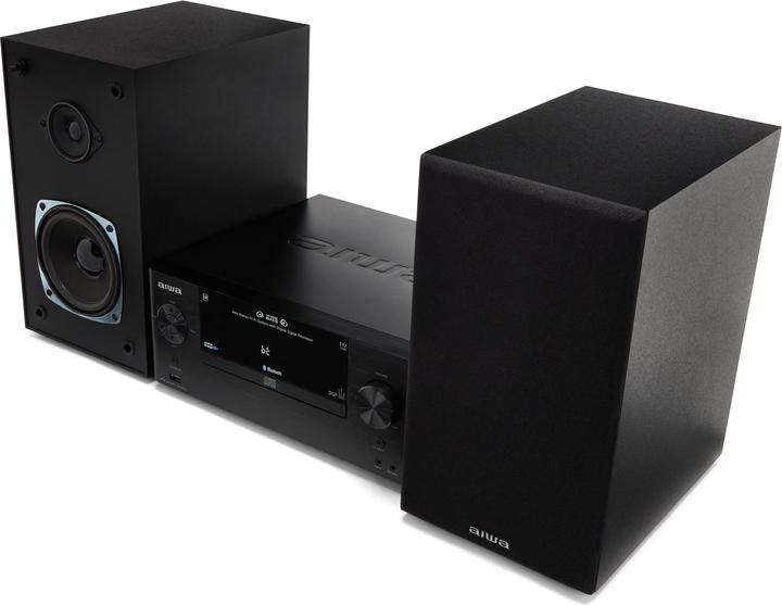 Actual product image Aiwa MCBT-550 Micro Hi-Fi System, black (Bluetooth, CD player)