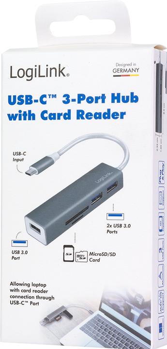Actual product image LogiLink UA0305 (USB-C, 3 Ports)