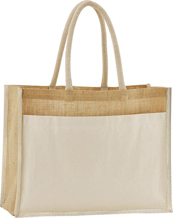 Westford Mill Einkaufstasche Gestärkte Jute 21L (21 l)