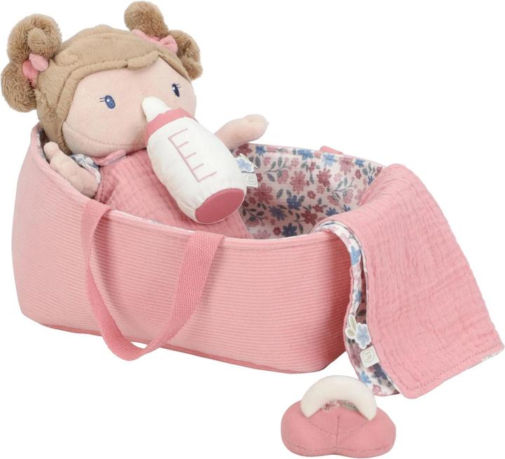 Produktbild Little Dutch Babypuppe im Körbchen Rosa GRS