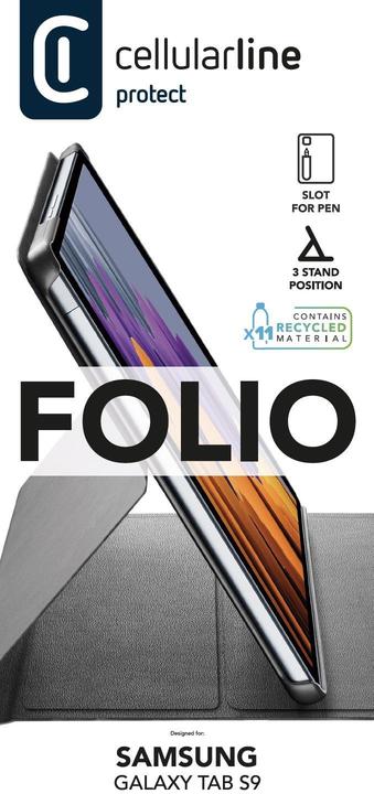 Actual product image Cellularline Cellular Line Tablet Case for Samsung Folio (Galaxy Tab S9)