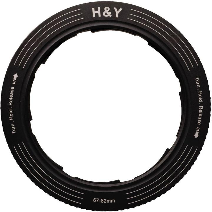 H&Y REVORING 67-82mm Filteradapter für 82mm Filter (Objektivfilter Adapter, 82 mm)