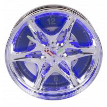 Ootb Wanduhr Felgen blauer LED 27cm (27 cm)