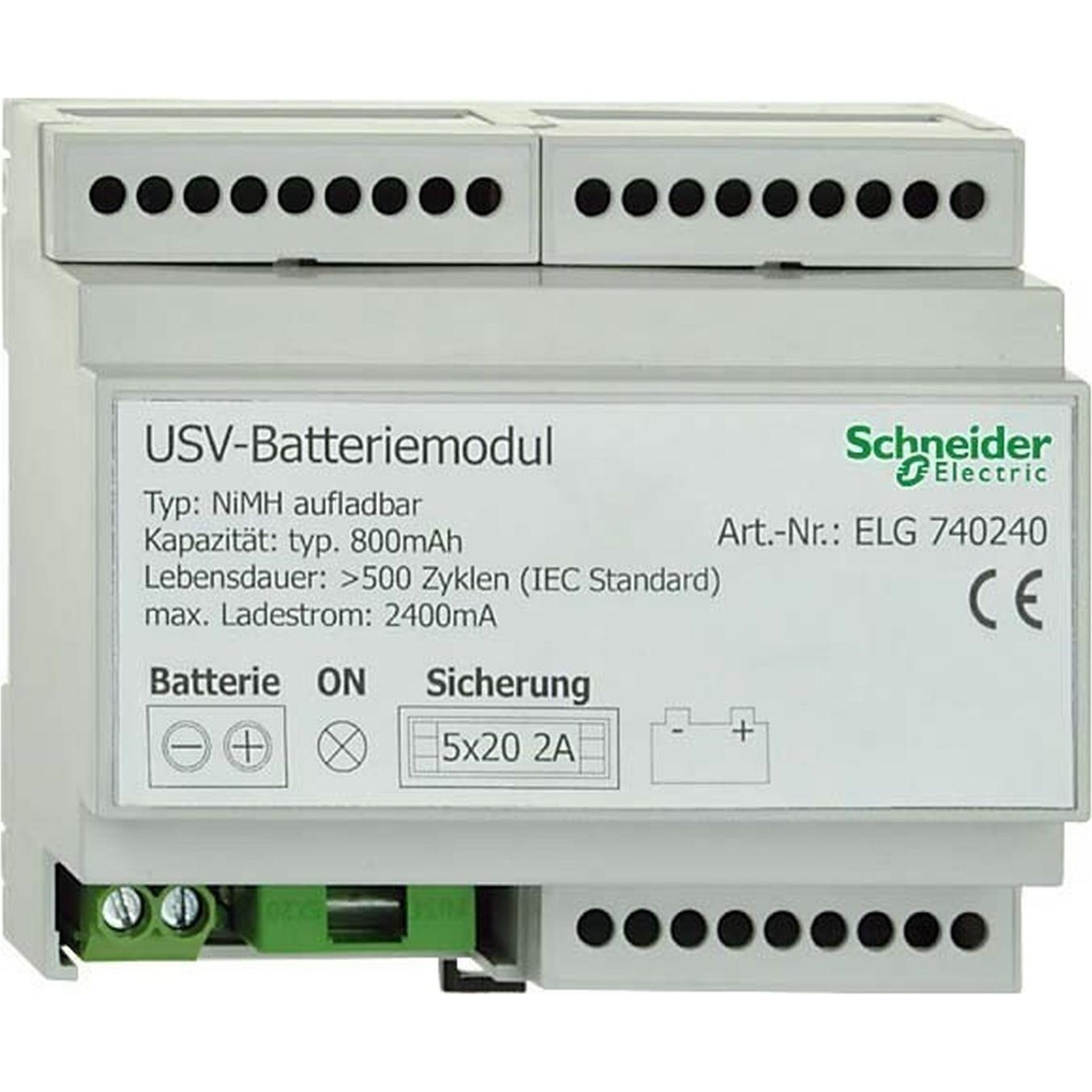 Schneider Electric Modulo batteria (senza alimentatore) per UPS ELG740240, Accessori pile + batterie