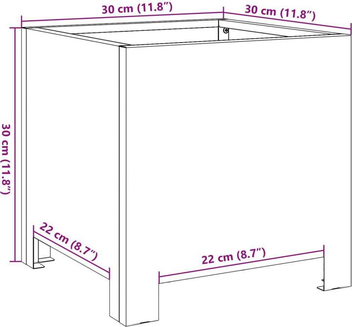 Produktbild vidaXL Pflanzkübel