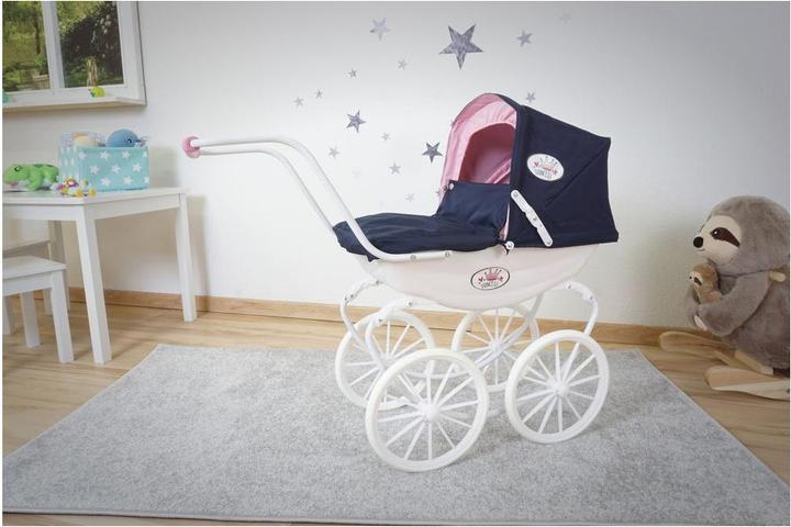 Actual product image Knorrtoys Puppenwagen Classic pram - navy blue/rose/princess