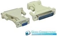 Actual product image Good Connections Alcasa 4073 D-Sub 9-pin D-Sub 25-pin White Cable interface/adapter