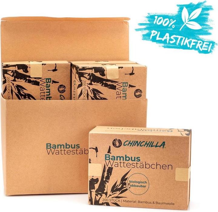 Produktbild Chinchilla Vegan Wattestäbchen