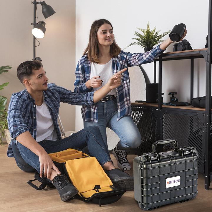 Produktbild Arebos Kamerakoffer M (15 L) (Kamera Bereitschaftstasche, 15 l)