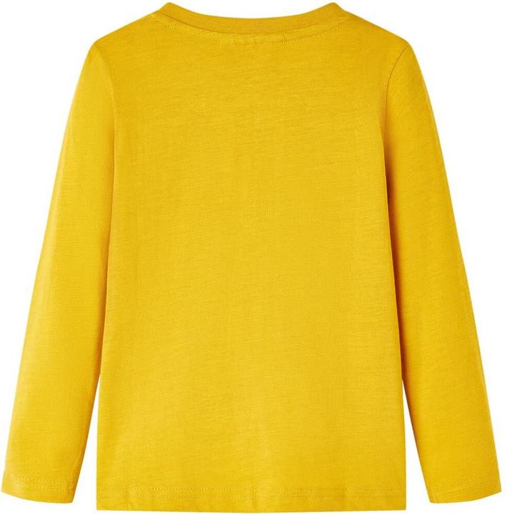 Immagine prodotto vidaXL Camicia da bambino a maniche lunghe ocra 92,Materiale: 100 % cotone,Colore (92)