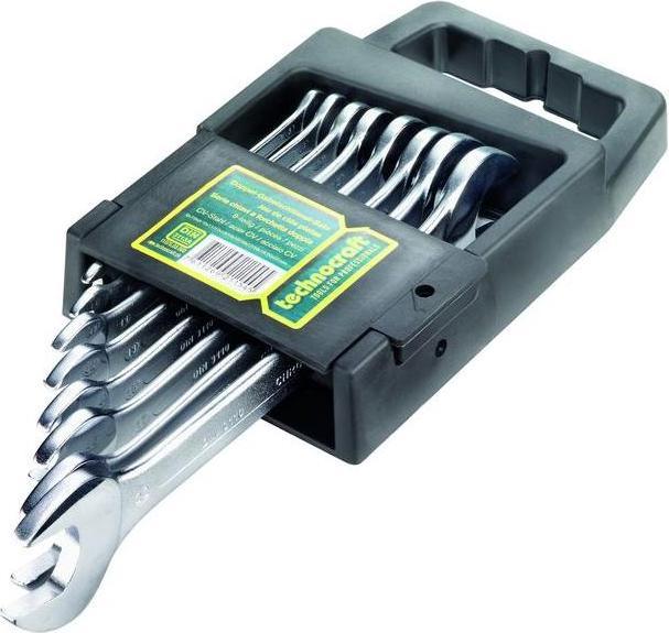 Produktbild technocraft Doppel-Gabelschlüssel-Satz (22 mm, 18 mm, 11 mm, 9 mm, 20 mm, 8 mm, 16 mm, 7 mm, 14 mm, 19 mm, 21 mm, 15 mm, 6 mm, 17 mm, 13 mm, 10  mm, 12 mm)