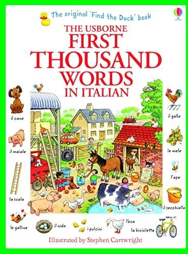 Produktbild First Thousand Words In Italian (Englisch, Heather Amery, Stephen Cartwright, 2013)