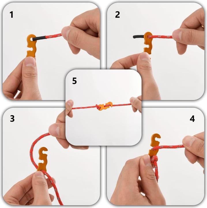 Immagine prodotto vidaXL Corde per tende con tendicorda 8 pezzi. Riflettente 4 m 4 mm