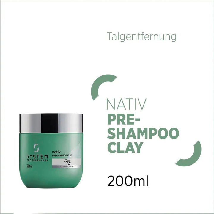 Produktbild System Professional Nativ - Pre-Shampoo Clay (200 ml, Flüssiges Shampoo)