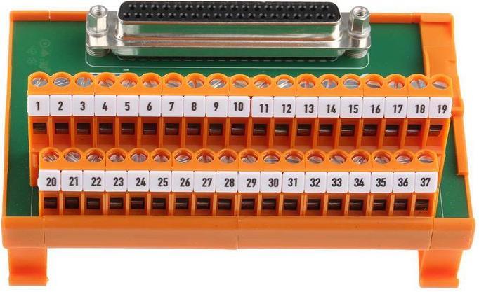 Produktbild RS PRO Schnittstelle Din-Schiene D-Sub 37-polig