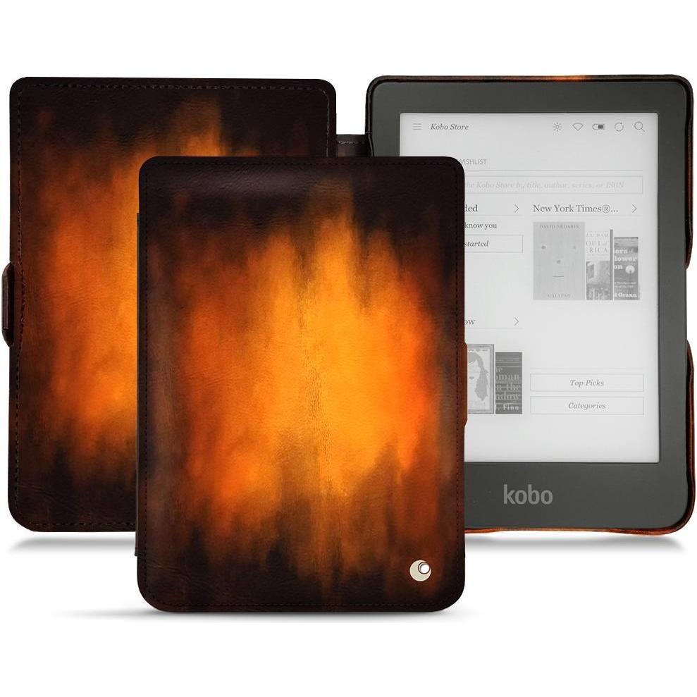 Noreve Lederschutzhülle horizontal (Clara HD), Tablet Hülle, Violett