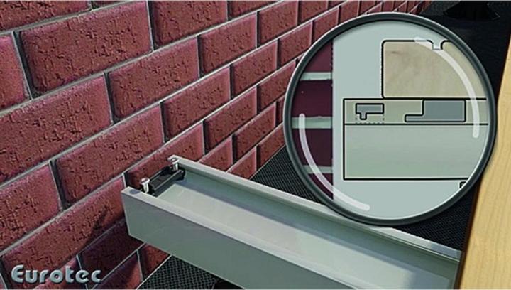 Actual product image Eurotec Terrace glider StarterClip