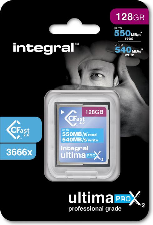 Image du produit Integral Memory Cfast Ultima Pro X2 (128 Go, CFast 2.0)