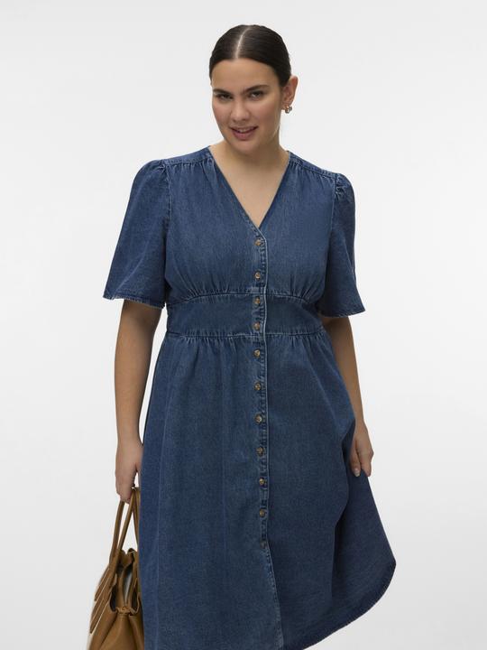 Image du produit Vero Moda VMCMELANEY Midikleid Jeanskleid (50)