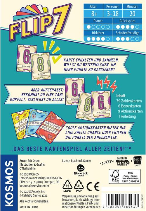 Productafbeelding Kosmos Flip 7 (Duits)