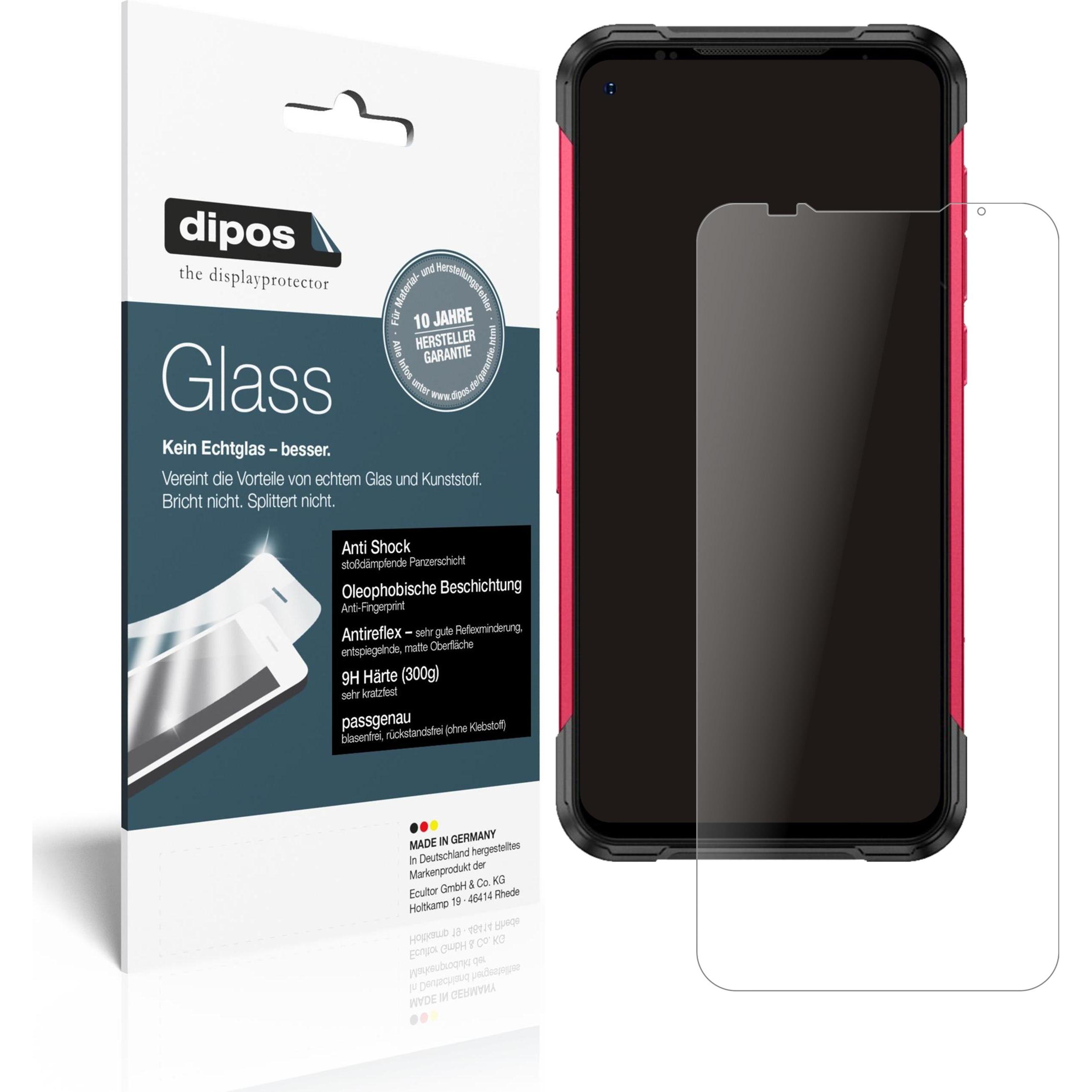 Dipos Displayschutz Anti-Shock (2 Stück, Doogee S97 Pro), Smartphone Schutzfolie, Transparent