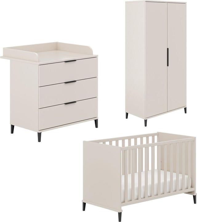 Paidi Transland Ari Kinderzimmer-Set Schrank 2-türig, Kinderbett und Wickelkommode (Wickelkommode)