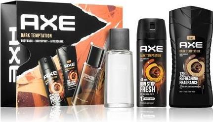 Produktbild AXE Dark Temptation VPH V23 Deodorant - 150ml Spray, 250ml Duschgel, 100ml After Shave