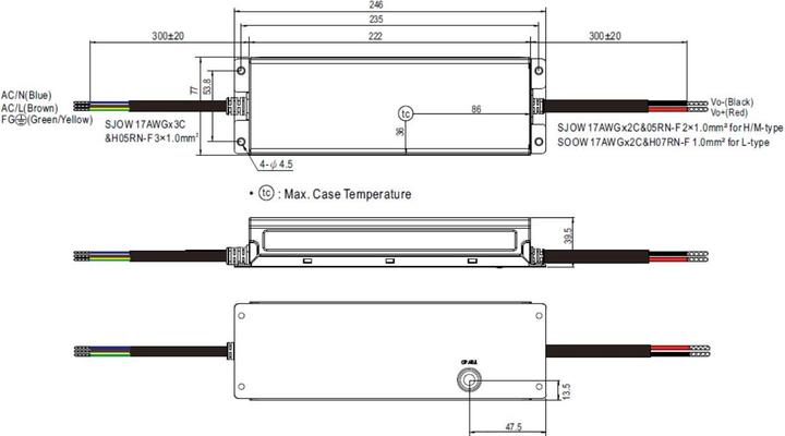Image du produit MeanWell Mean Well Netzteil - 24V 320W IP67