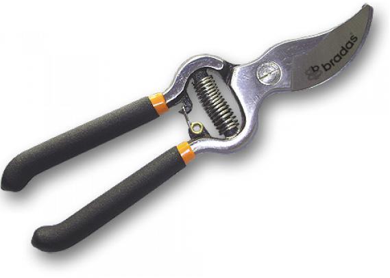Actual product image Bradas KT-RG1009 Traditional secateurs, carbon - steel, black, 21 x 5 x 2 cm