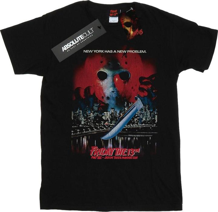 Immagine prodotto Dick Smith Jason Takes Manhattan Boyfriend Fit Maglietta Ampia Donna (L)