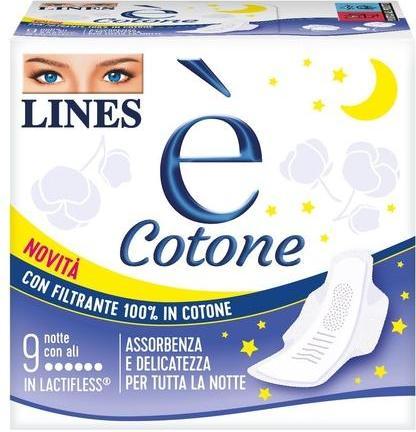 Lines Baumwollnacht mit Flügeln