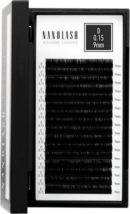 Actual product image Nanolash Volume Lashes False Lashes for Professional Eyelash Extensions Volume Eyelash Extensions 9m (Mascara)