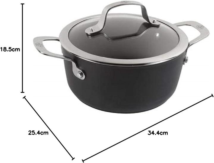 Produktbild Ballarini Alba Kochtopf mit Glasdeckel, Ø24 cm (Kochtopf, Aluminium)