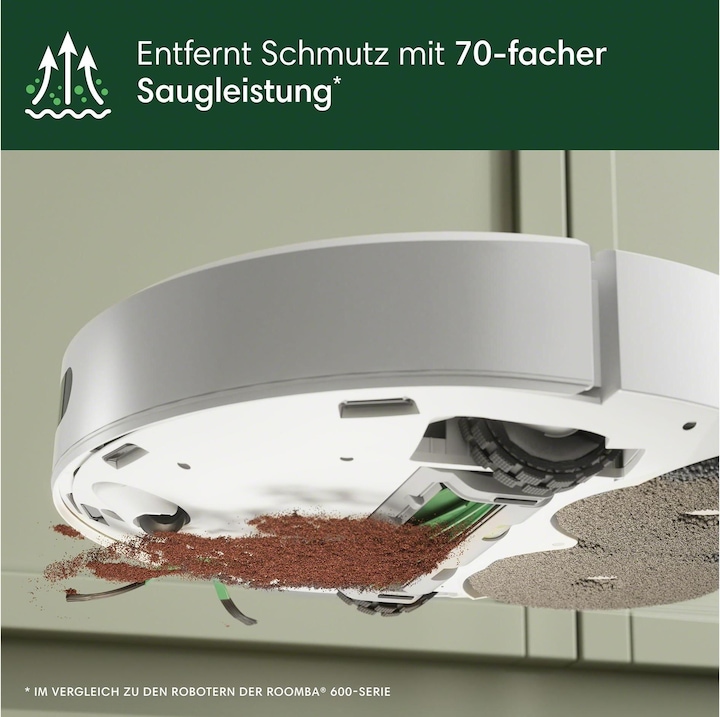 Produktbild iRobot Roomba Plus 405 Combo + AutoWash Dock (Saugwischroboter)