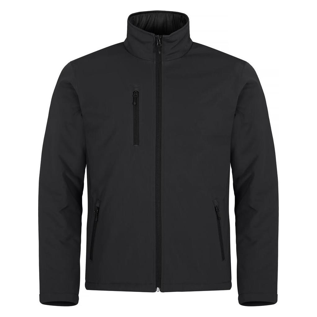 Clique, Herren, Outdoorjacken, Padded Softshell Jacket (4XL), Schwarz, 4XL