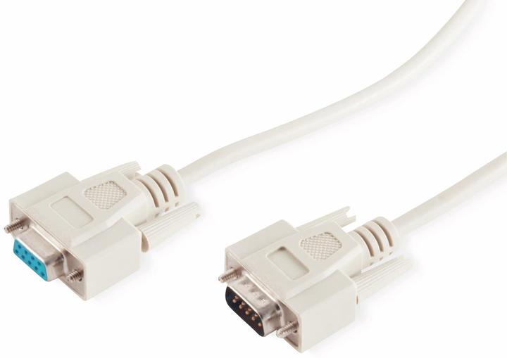 Actual product image Shiverpeaks 9-pin sub-D cable, moulded, length: 2.0 m, plug-coupling (1100421) (2 m)